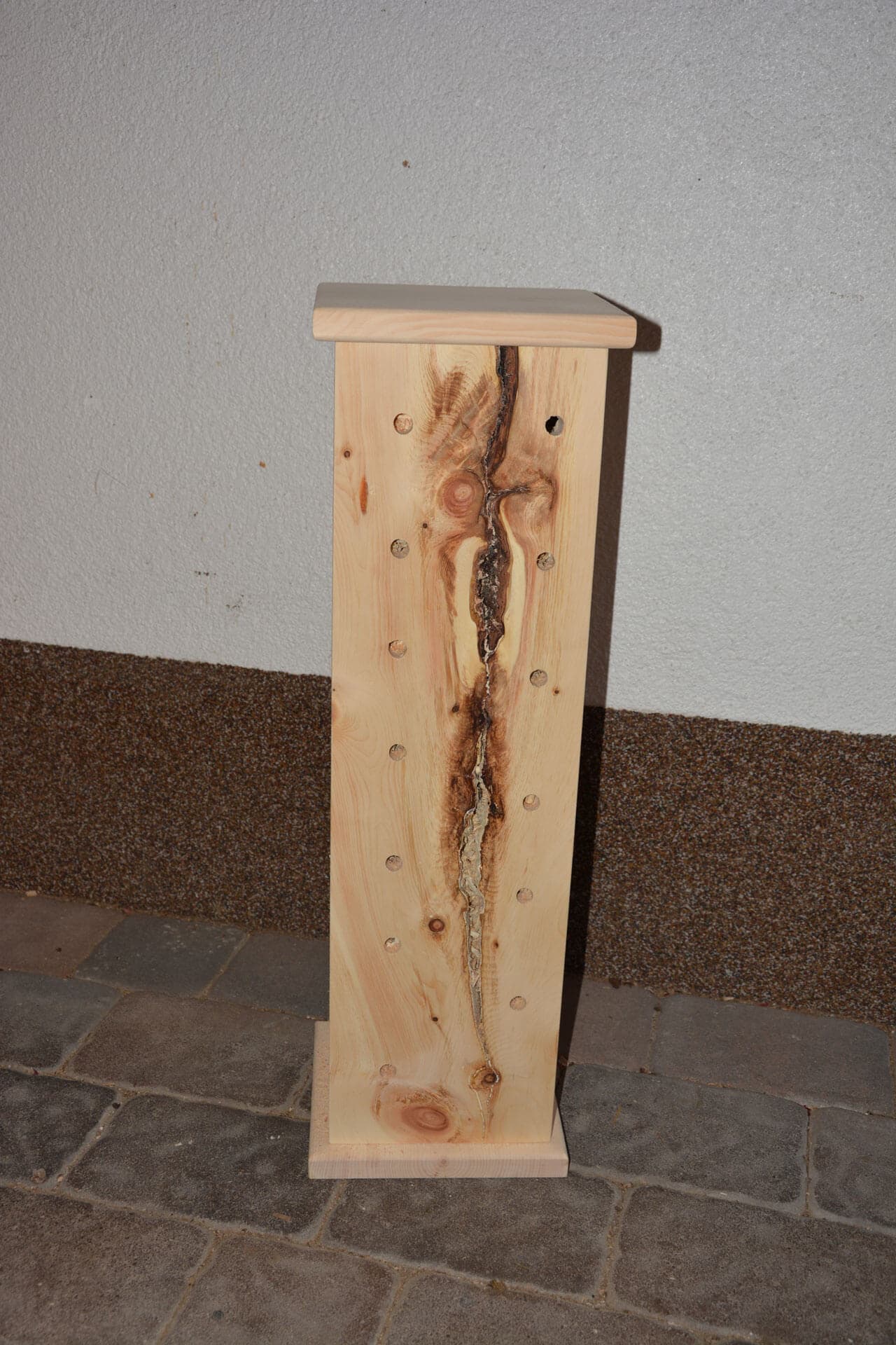 Eine Zirbenduftsäule aus Zirbenholz